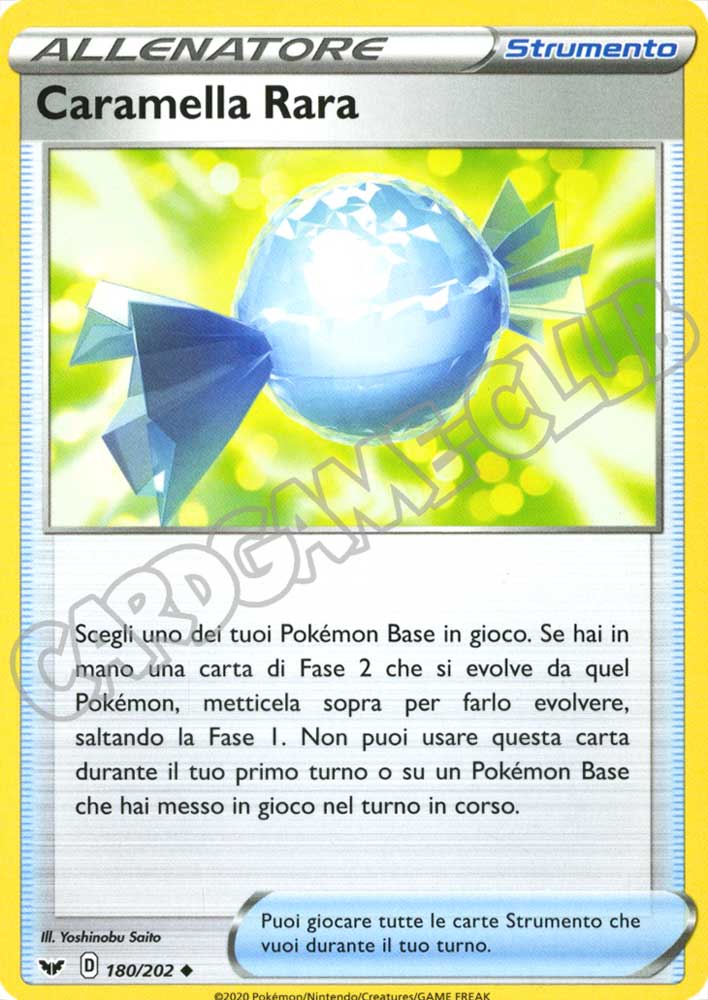 180 / 202 Caramella Rara non comune normale (IT)