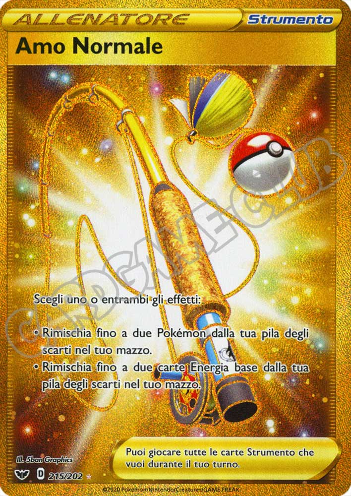 215 / 202 Amo Normale rara segreta foil (IT)