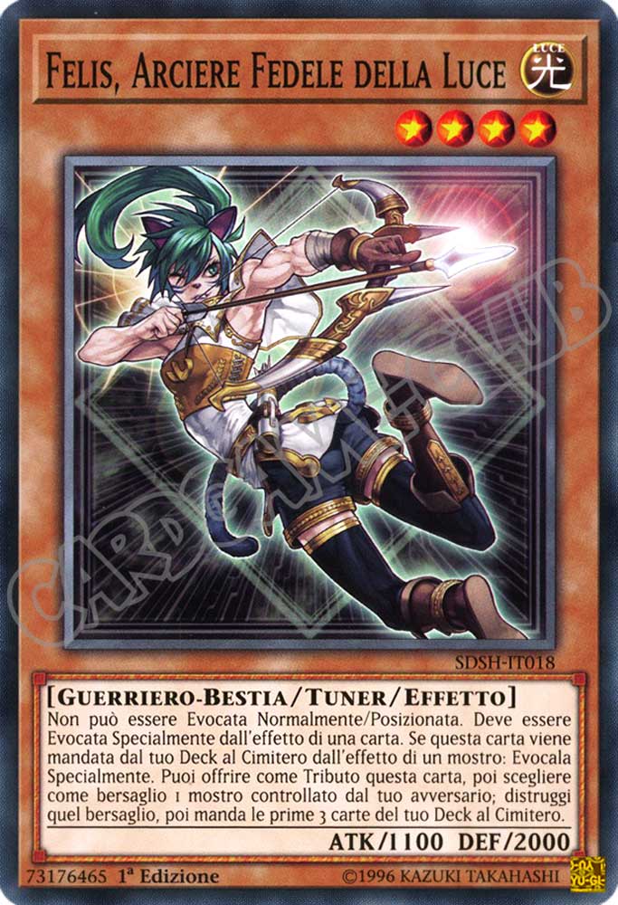 SDSH-IT018 Felis, Arciere Fedele della Luce comune 1a Edizione (IT) -NEAR MINT-