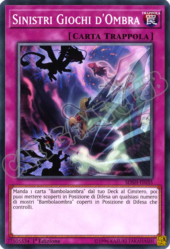 SDSH-IT035 Sinistri Giochi d'Ombra comune 1a Edizione (IT) -NEAR MINT-