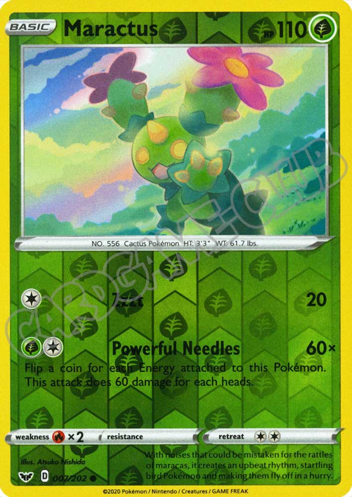 007 / 202 Maractus comune foil reverse (EN) -NEAR MINT-