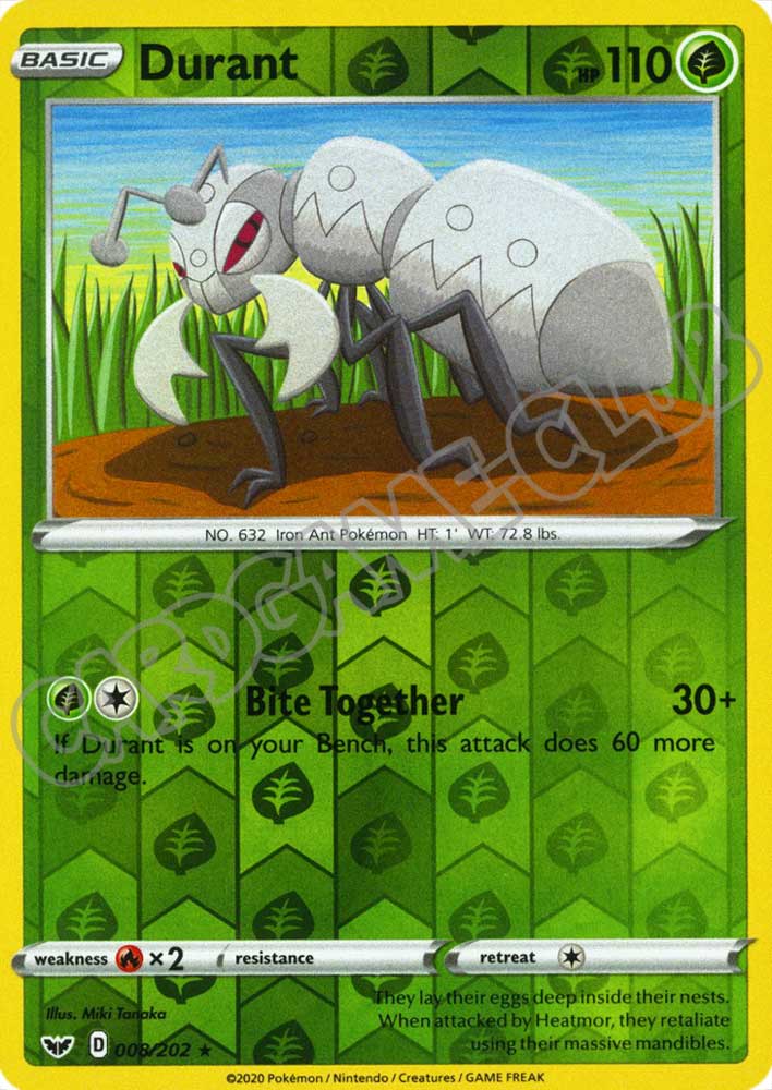 008 / 202 Durant rara foil reverse (EN) -NEAR MINT-