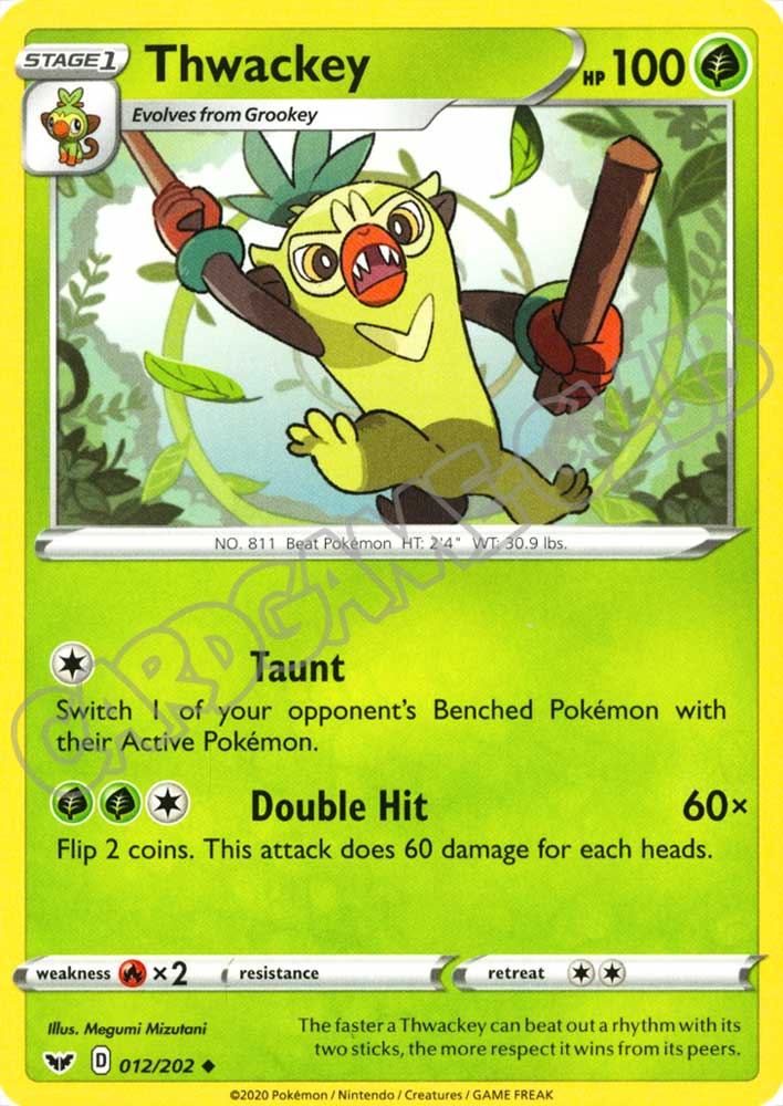 012 / 202 Thwackey non comune normale (EN) -NEAR MINT-