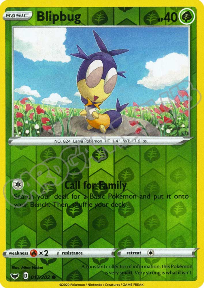 017 / 202 Blipbug comune foil reverse (EN) -NEAR MINT-