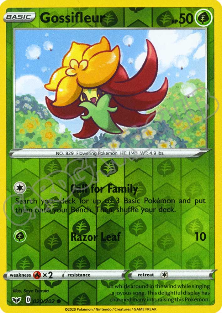 020 / 202 Gossifleur comune foil reverse (EN) -NEAR MINT-