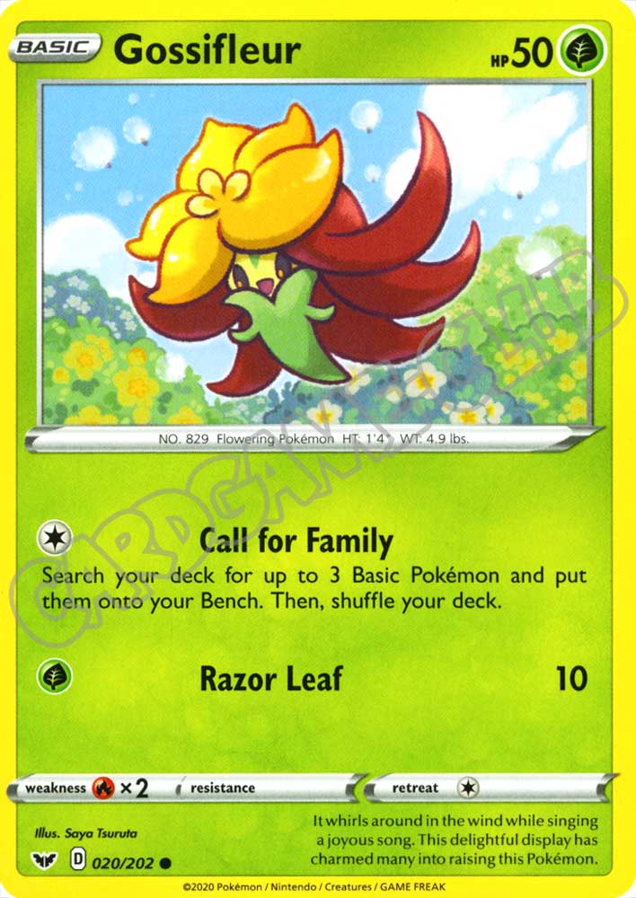 020 / 202 Gossifleur comune normale (EN) -NEAR MINT-