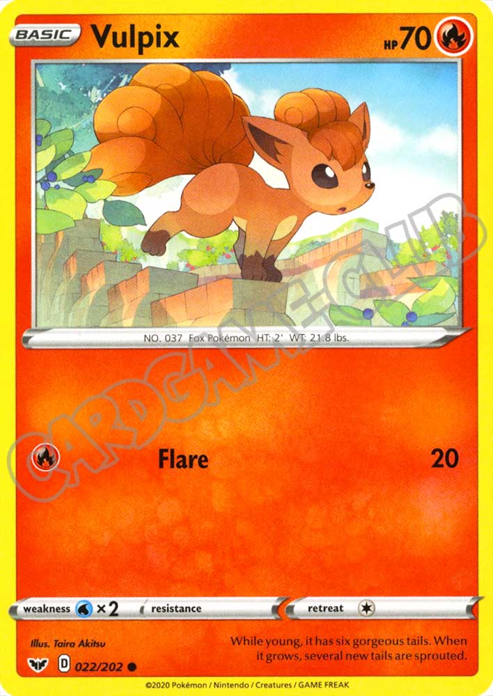 022 / 202 Vulpix comune normale (EN) -NEAR MINT-