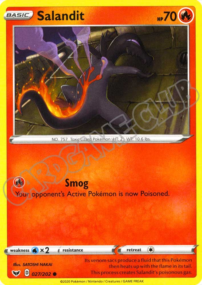 027 / 202 Salandit comune normale (EN) -NEAR MINT-