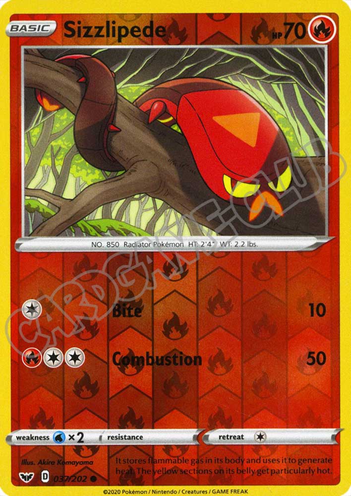 037 / 202 Sizzlipede comune foil reverse (EN) -NEAR MINT-