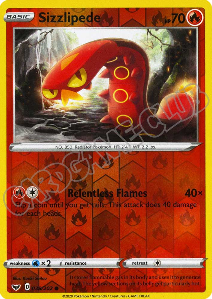 038 / 202 Sizzlipede comune foil reverse (EN) -NEAR MINT-