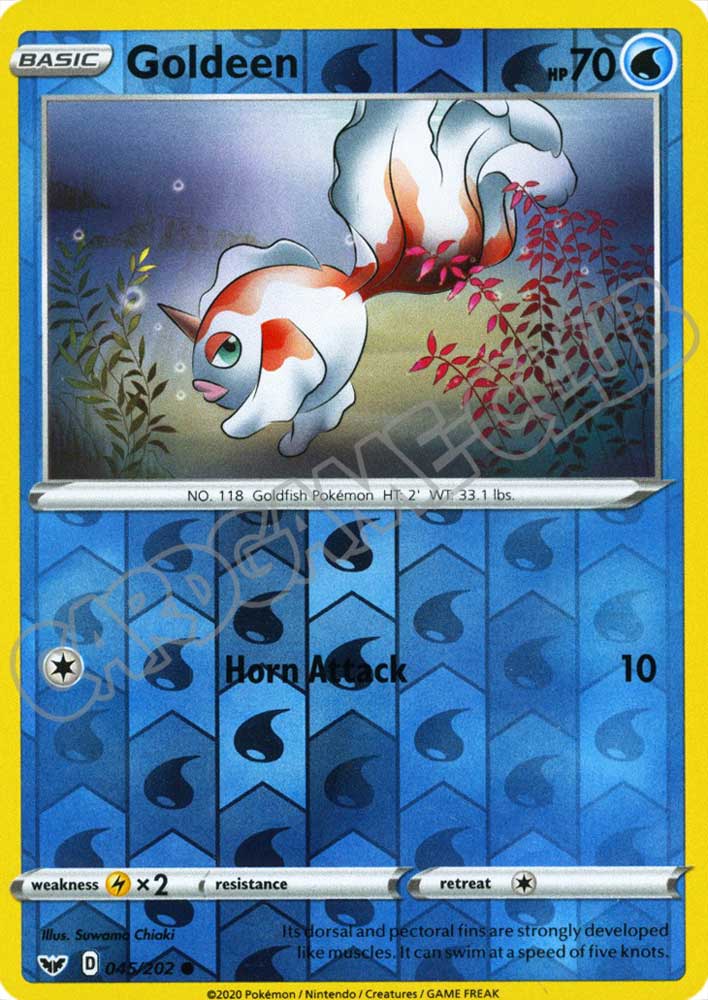 045 / 202 Goldeen comune foil reverse (EN) -NEAR MINT-