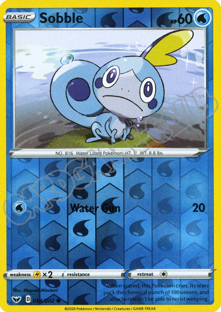 054 / 202 Sobble comune foil reverse (EN) -NEAR MINT-
