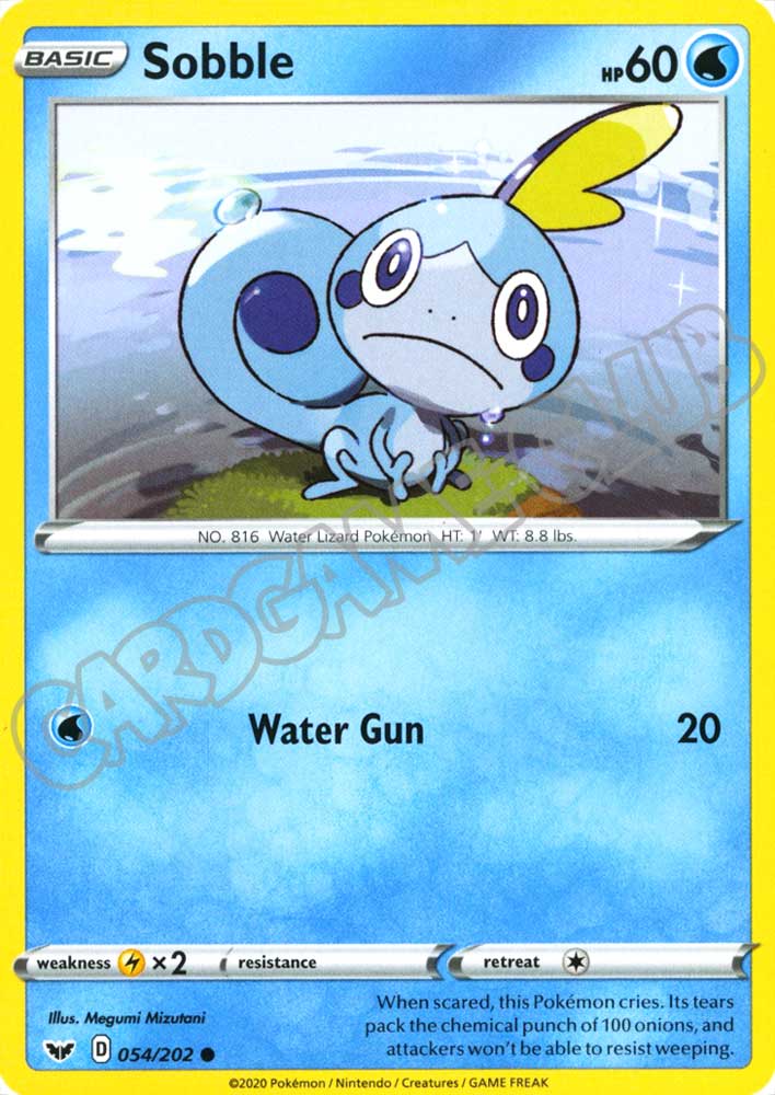054 / 202 Sobble comune normale (EN) -NEAR MINT-