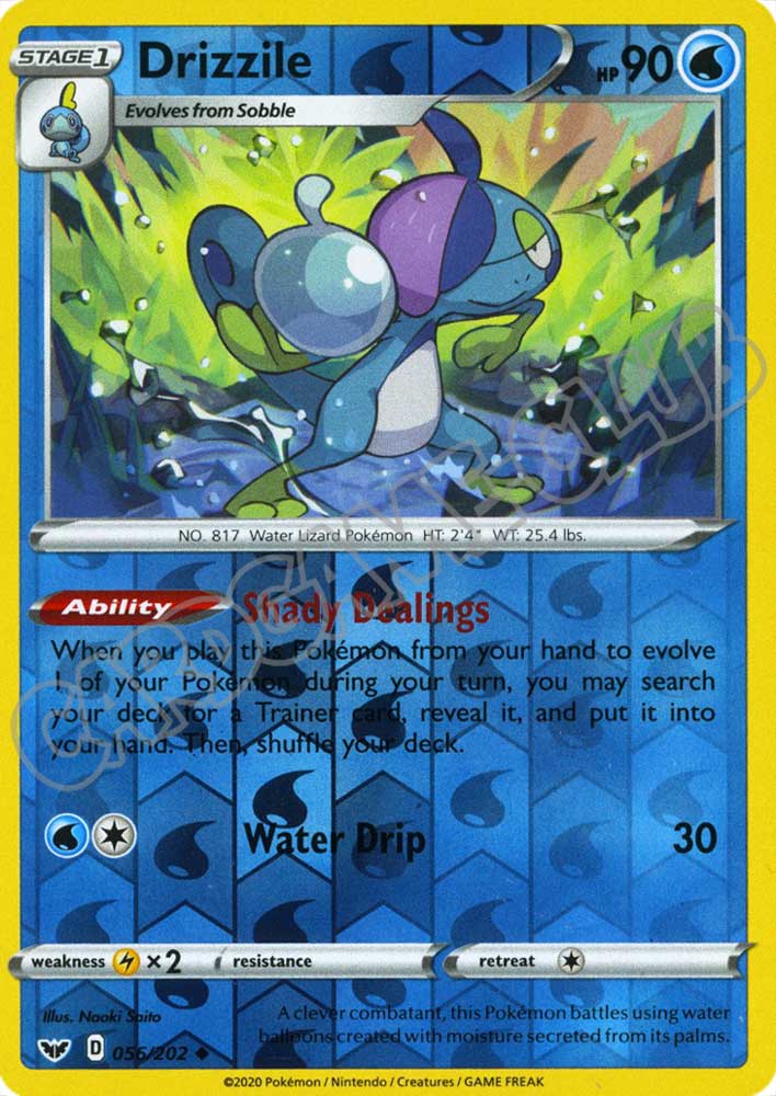 056 / 202 Drizzile non comune foil reverse (EN) -NEAR MINT-