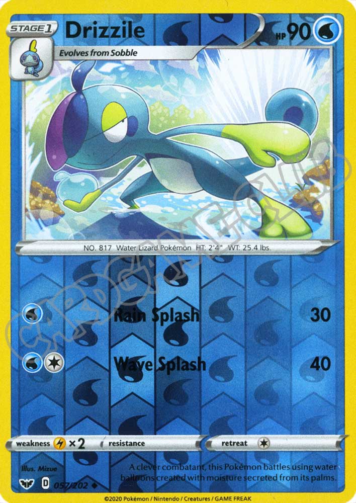 057 / 202 Drizzile non comune foil reverse (EN) -NEAR MINT-