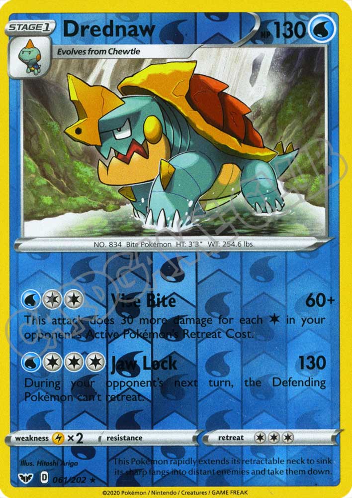 061 / 202 Drednaw rara foil reverse (EN) -NEAR MINT-