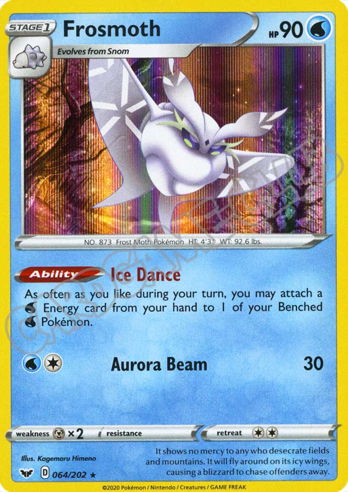 064 / 202 Frosmoth rara foil (EN) -NEAR MINT-