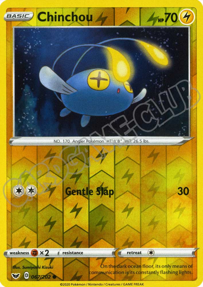 067 / 202 Chinchou comune foil reverse (EN) -NEAR MINT-