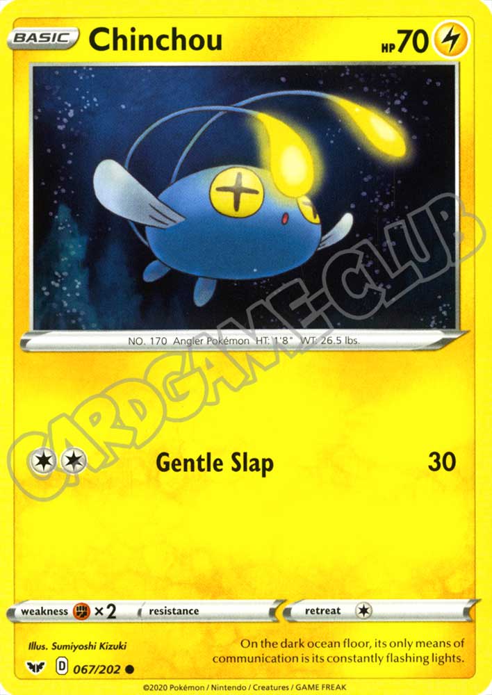 067 / 202 Chinchou comune normale (EN) -NEAR MINT-