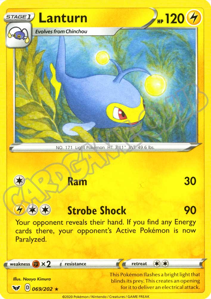 069 / 202 Lanturn rara normale (EN) -NEAR MINT-