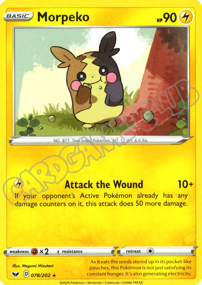 078 / 202 Morpeko rara normale (EN) -NEAR MINT-