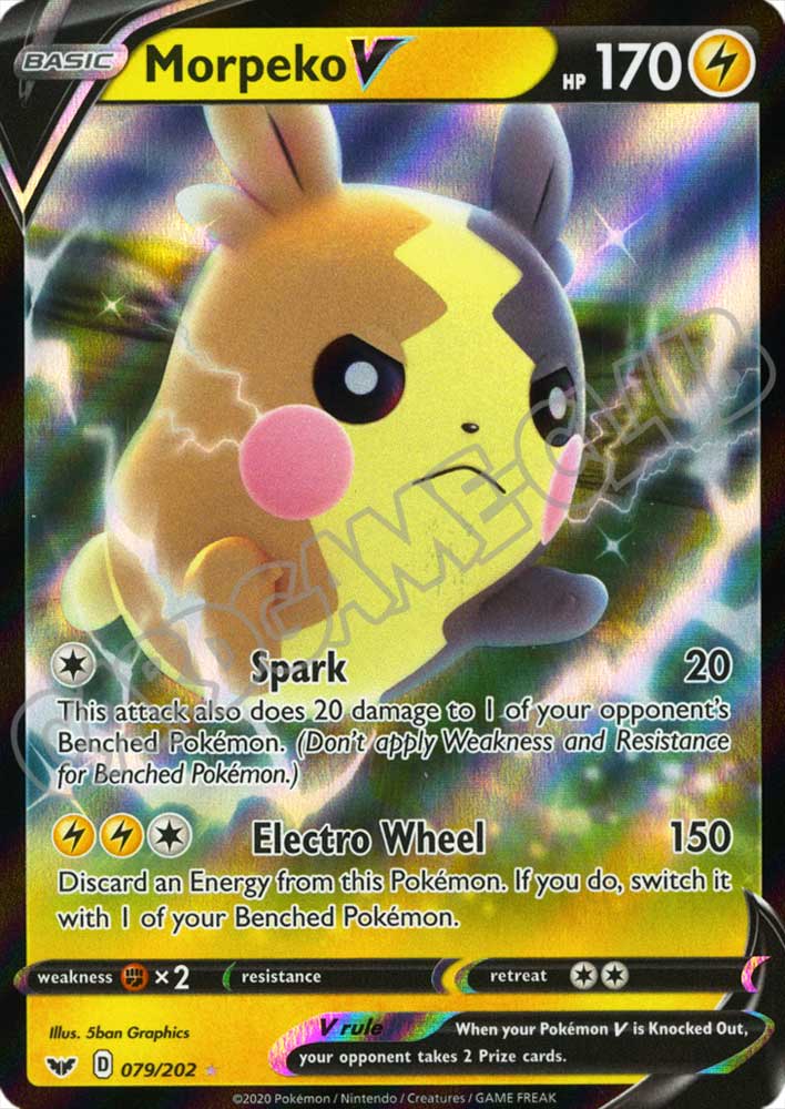 079 / 202 Morpeko V rara V foil (EN) -NEAR MINT-