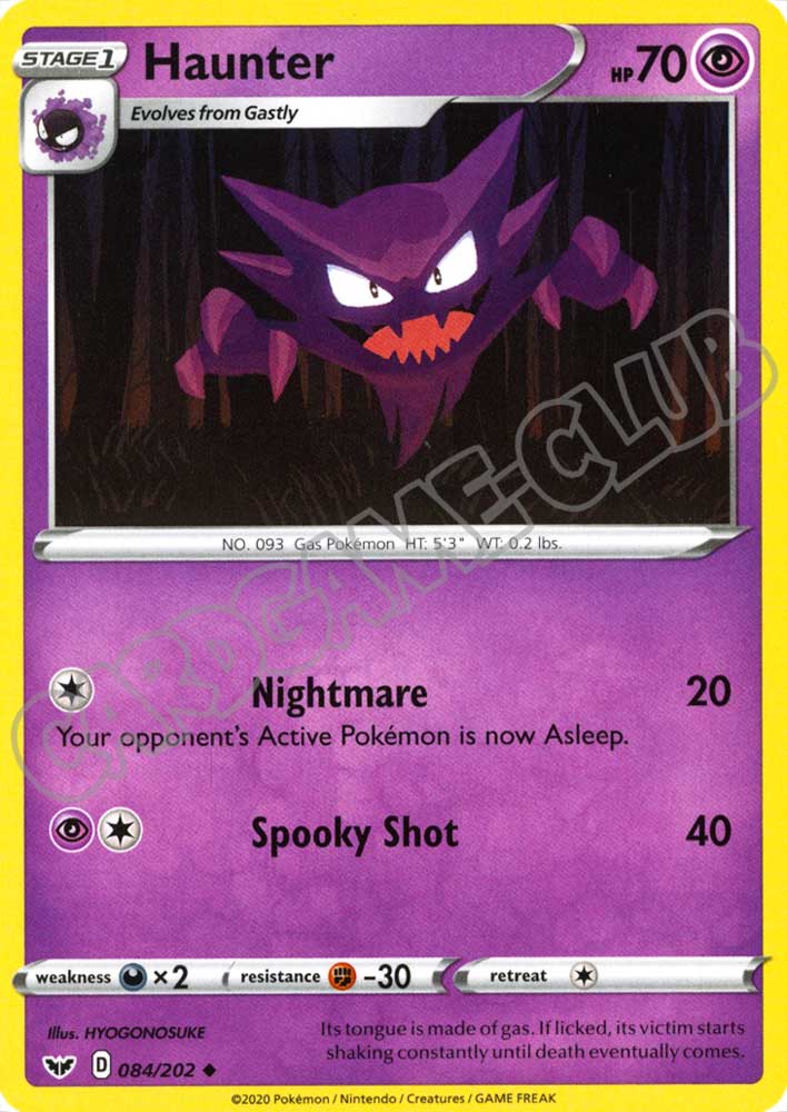 084 / 202 Haunter non comune normale (EN) -NEAR MINT-