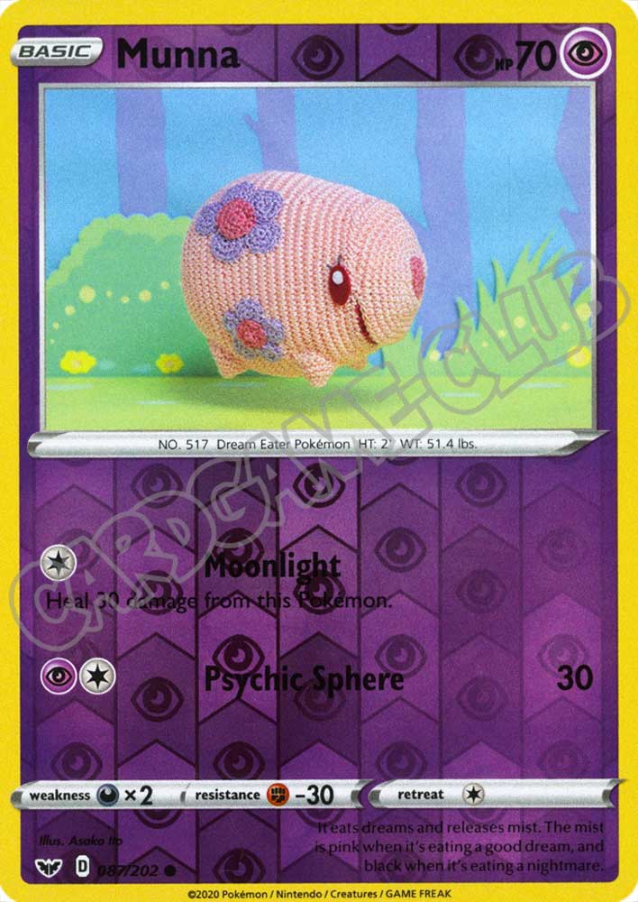 087 / 202 Munna comune foil reverse (EN) -NEAR MINT-