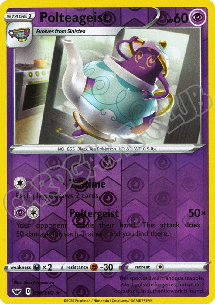090 / 202 Polteageist rara foil reverse (EN) -NEAR MINT-