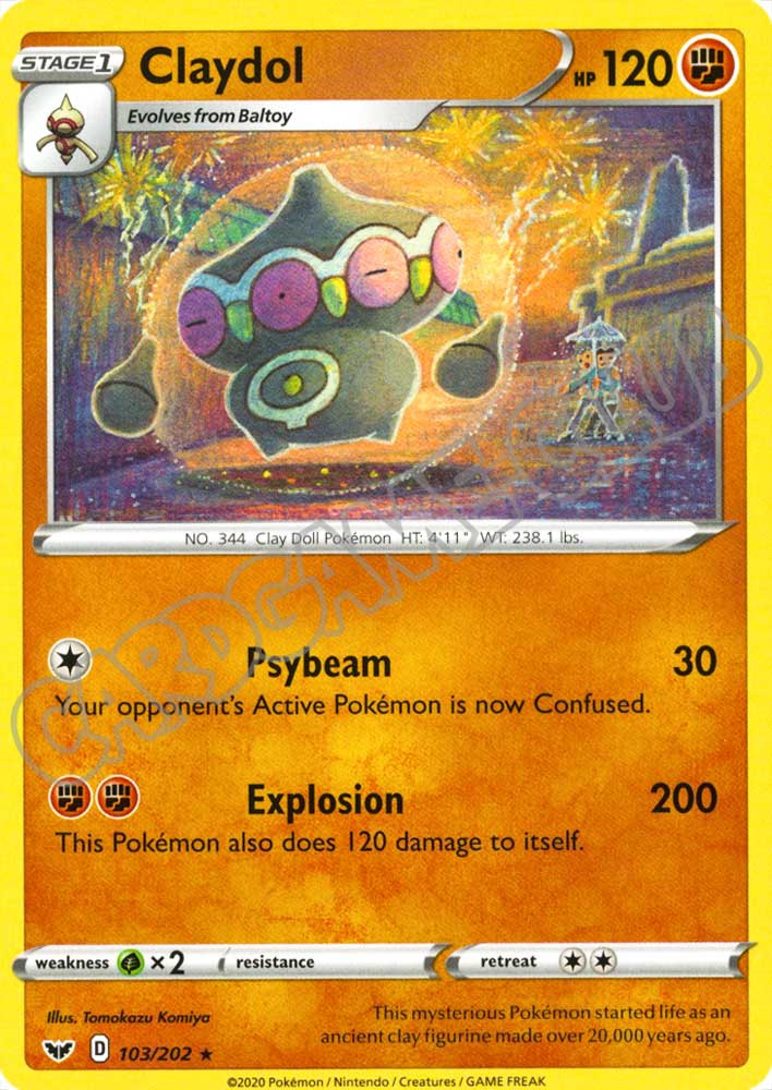 103 / 202 Claydol rara normale (EN) -NEAR MINT-