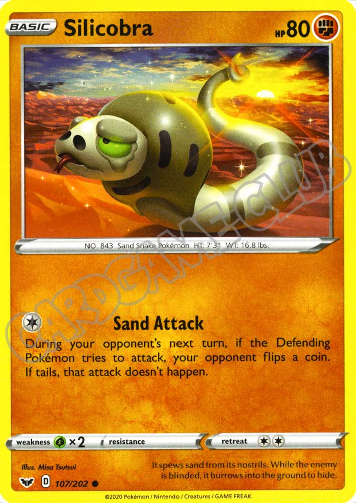 107 / 202 Silicobra comune normale (EN) -NEAR MINT-