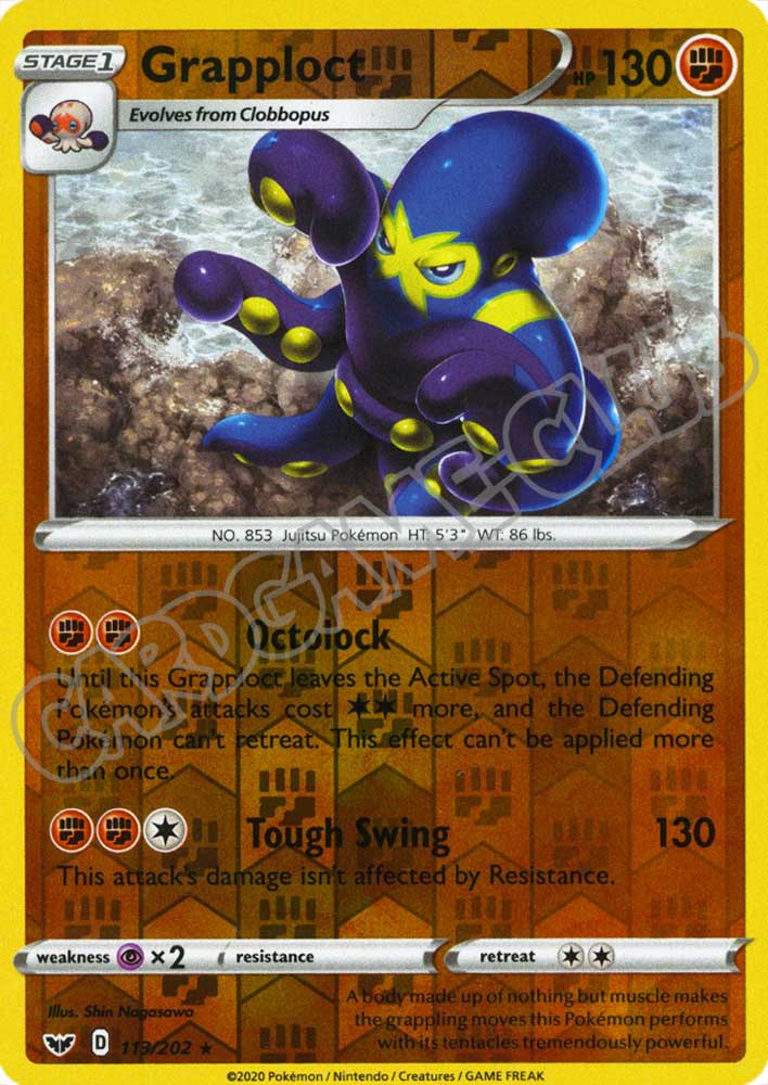 113 / 202 Grapploct rara foil reverse (EN) -NEAR MINT-