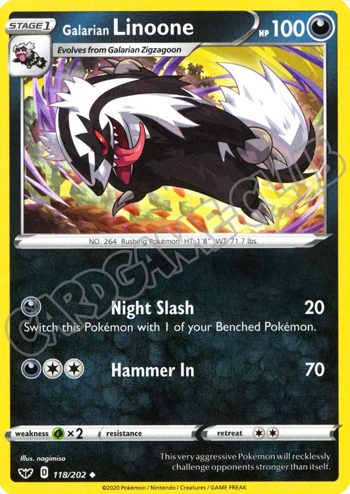 118 / 202 Galaran Linoone non comune normale (EN) -NEAR MINT-