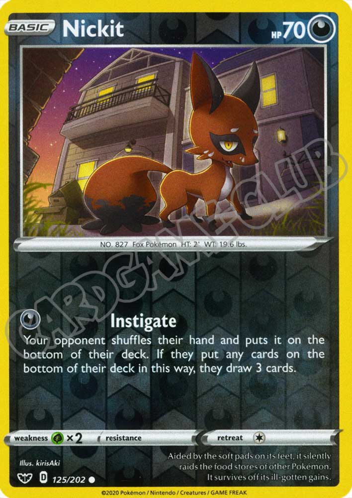 125 / 202 Nickit comune foil reverse (EN) -NEAR MINT-