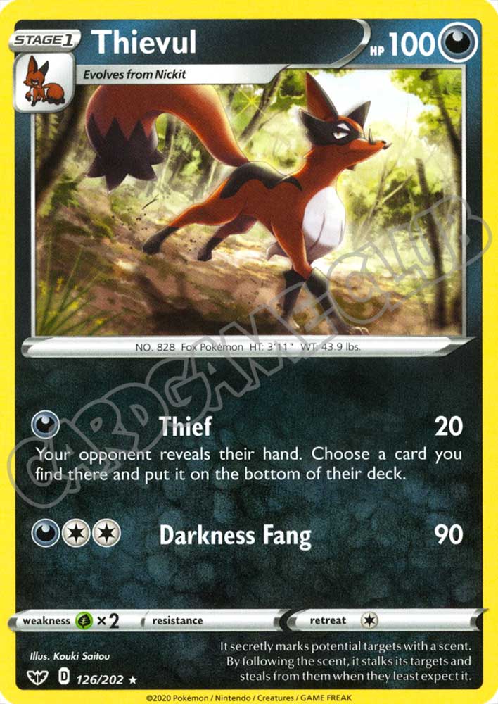 126 / 202 Thievul rara normale (EN) -NEAR MINT-