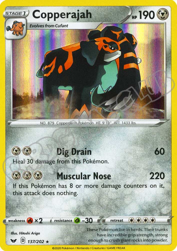 137 / 202 Copperajah rara foil (EN) -NEAR MINT-