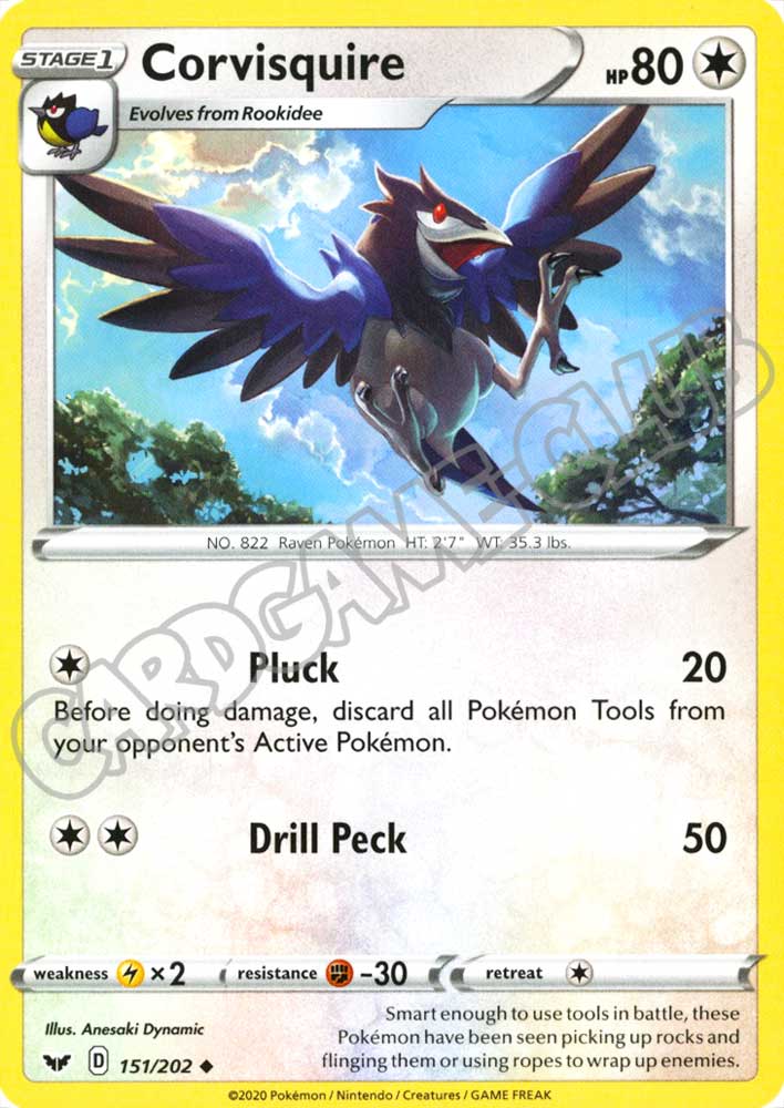 151 / 202 Corvisquire non comune normale (EN) -NEAR MINT-