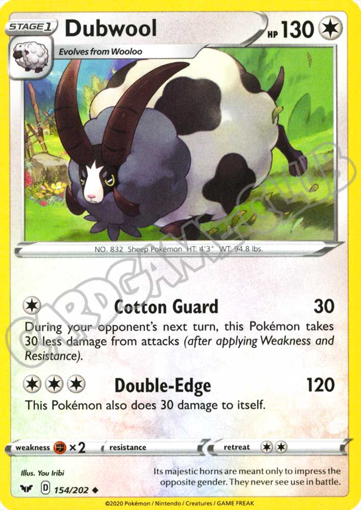 154 / 202 Dubwool non comune normale (EN) -NEAR MINT-