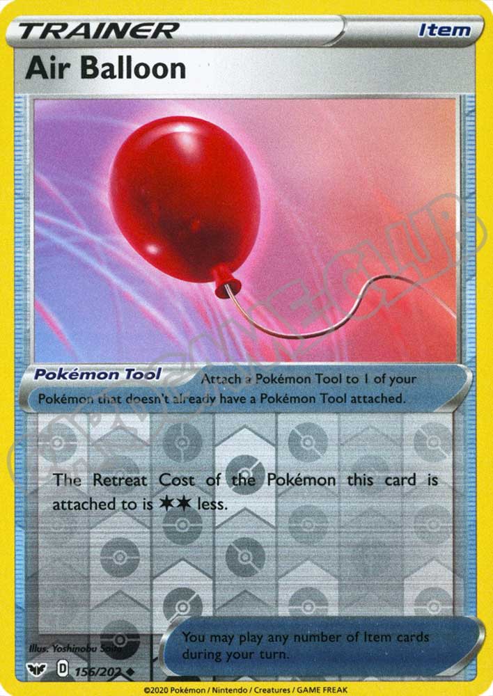 156 / 202 Air Balloon non comune foil reverse (EN) -NEAR MINT-