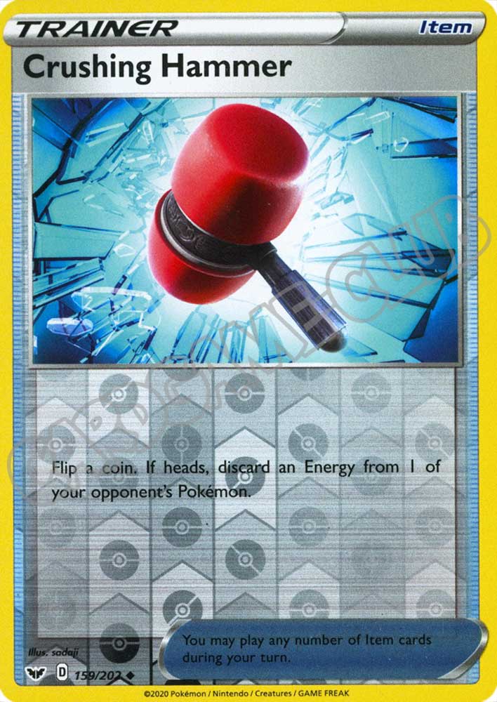 159 / 202 Crushing Hammer non comune foil reverse (EN) -NEAR MINT-