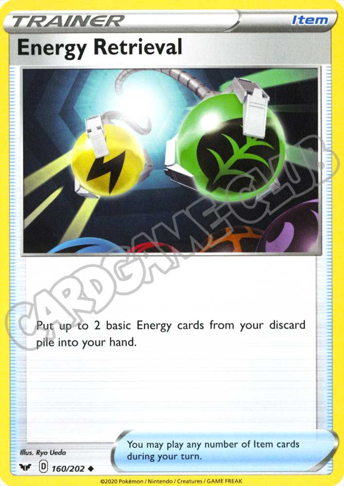 160 / 202 Energy Retrieval non comune normale (EN) -NEAR MINT-