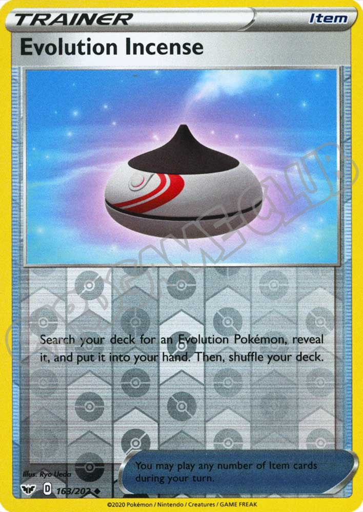 163 / 202 Evolution Incense non comune foil reverse (EN) -NEAR MINT-