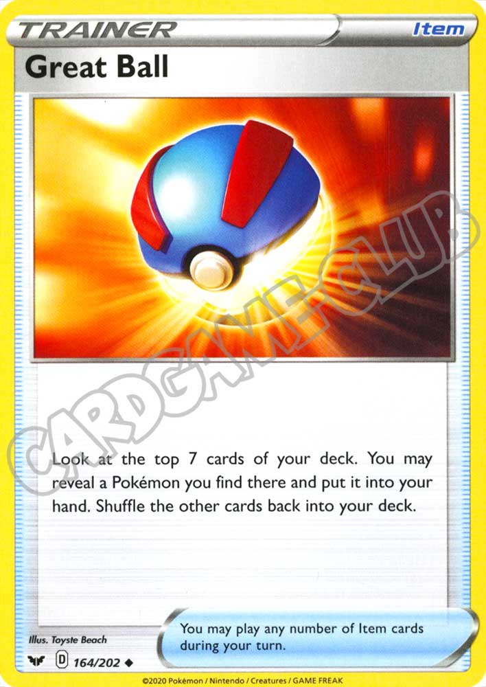 164 / 202 Great Ball non comune normale (EN) -NEAR MINT-