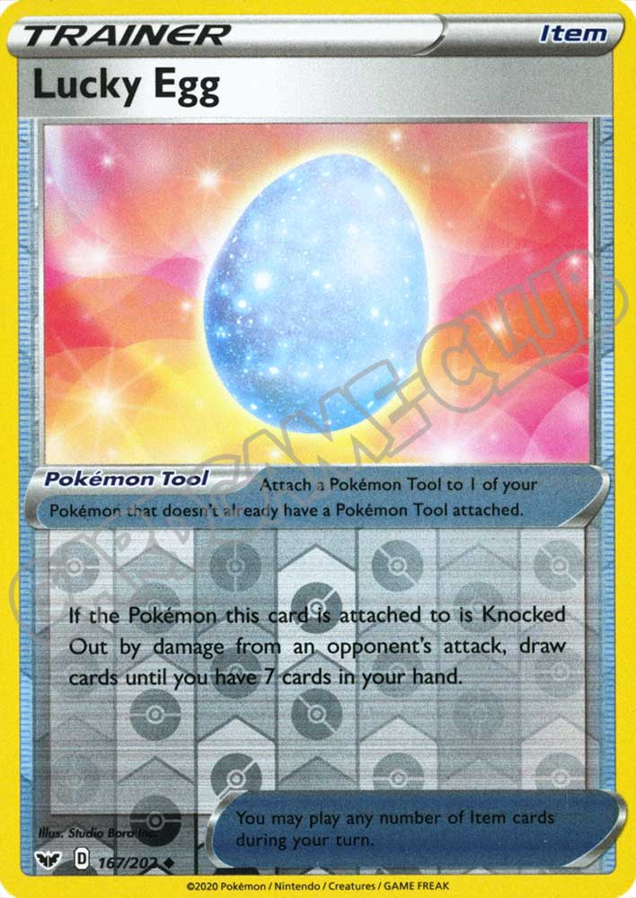 167 / 202 Lucky Egg non comune foil reverse (EN) -NEAR MINT-