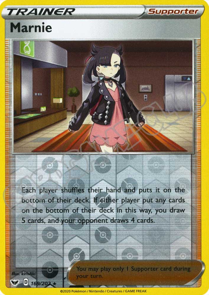 169 / 202 Marnie rara foil reverse (EN) -NEAR MINT-