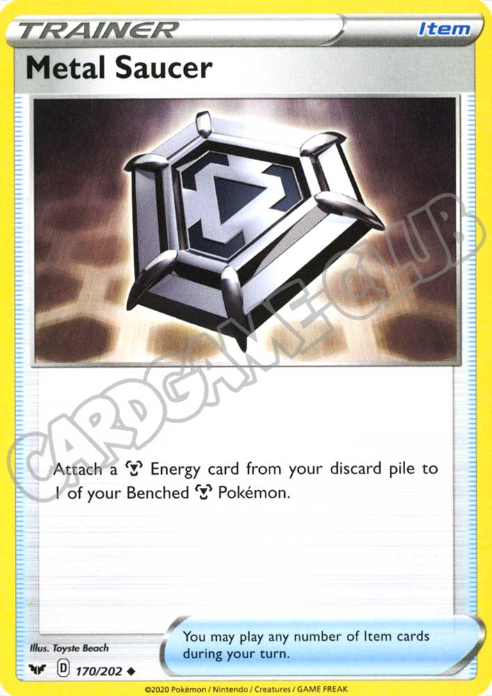 170 / 202 Metal Saucer non comune normale (EN) -NEAR MINT-