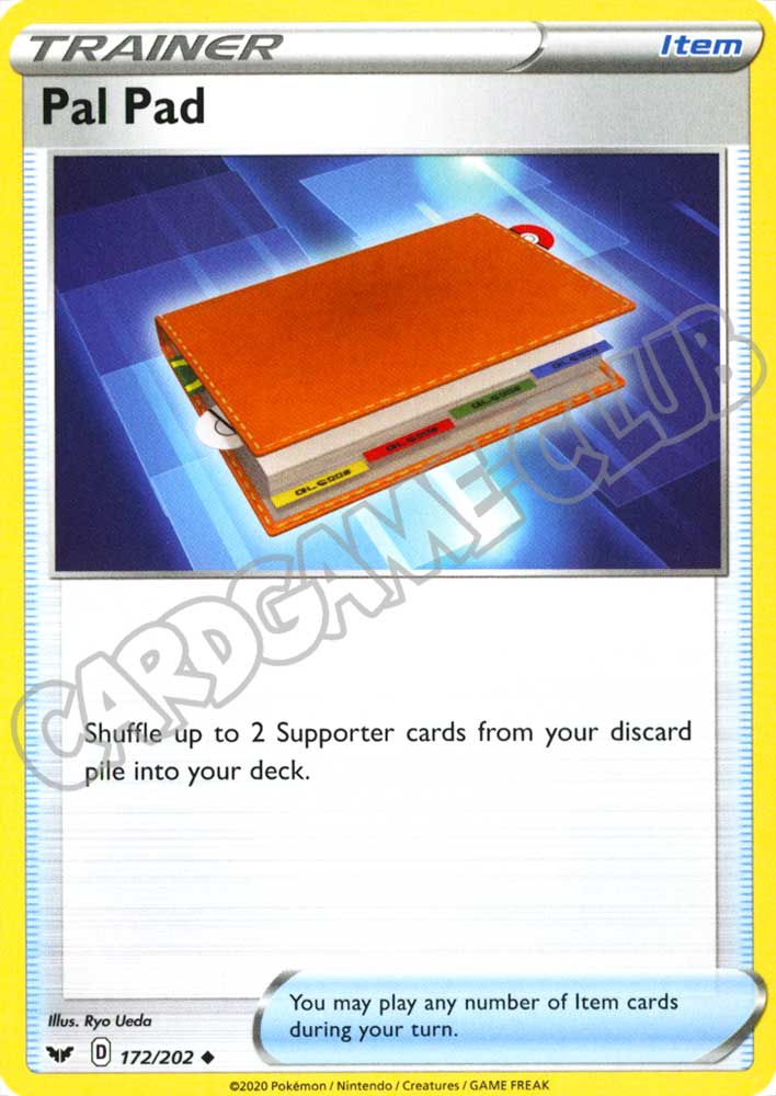 172 / 202 Pal Pad non comune normale (EN) -NEAR MINT-