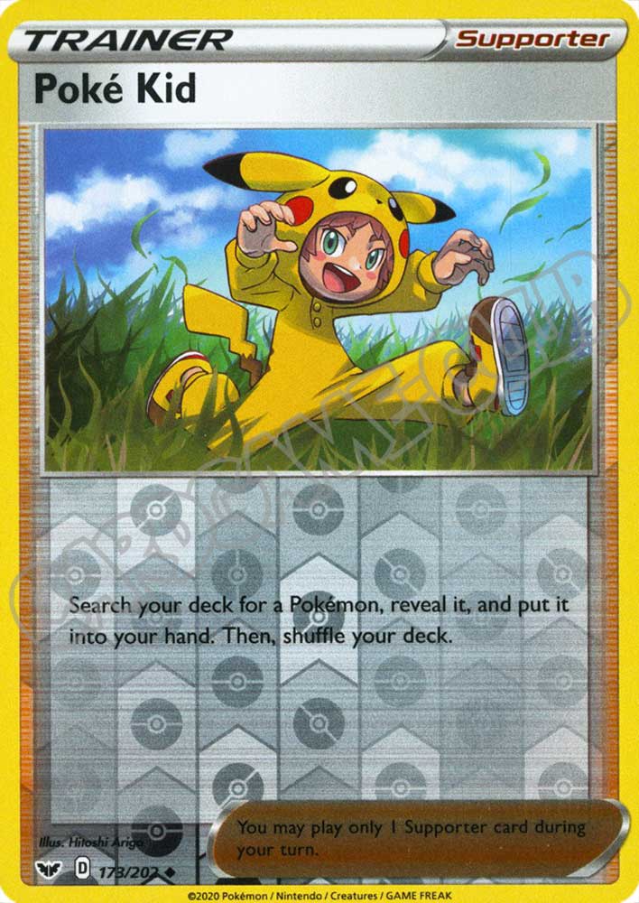 173 / 202 Poke' Kid non comune foil reverse (EN) -NEAR MINT-