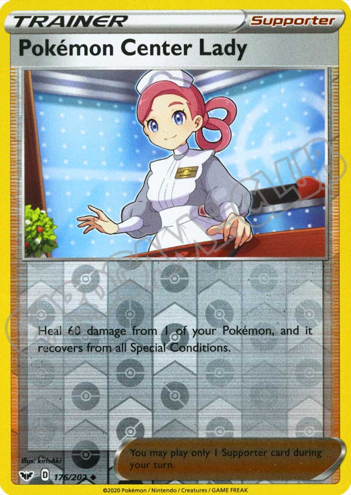 176 / 202 Pokemon Center Lady non comune foil reverse (EN) -NEAR MINT-