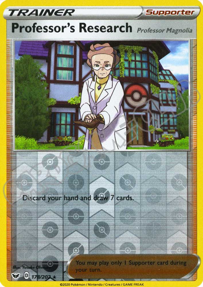 178 / 202 Professor's Research rara foil reverse (EN) -NEAR MINT-